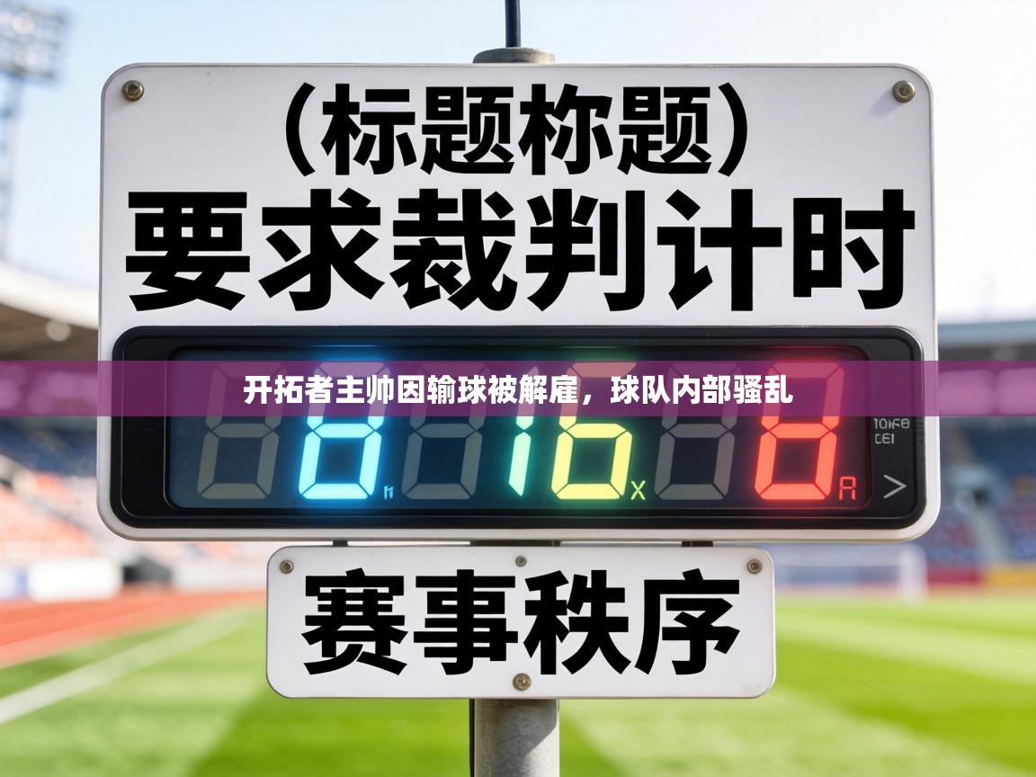 开拓者主帅因输球被解雇,球队内部骚乱 第1张